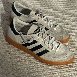Adidas Spezial Cream and Black Sneakers